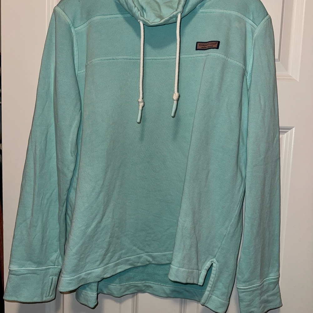 Vineyard Vines Mint Green/Blue Shep Shirt with Drawstrings